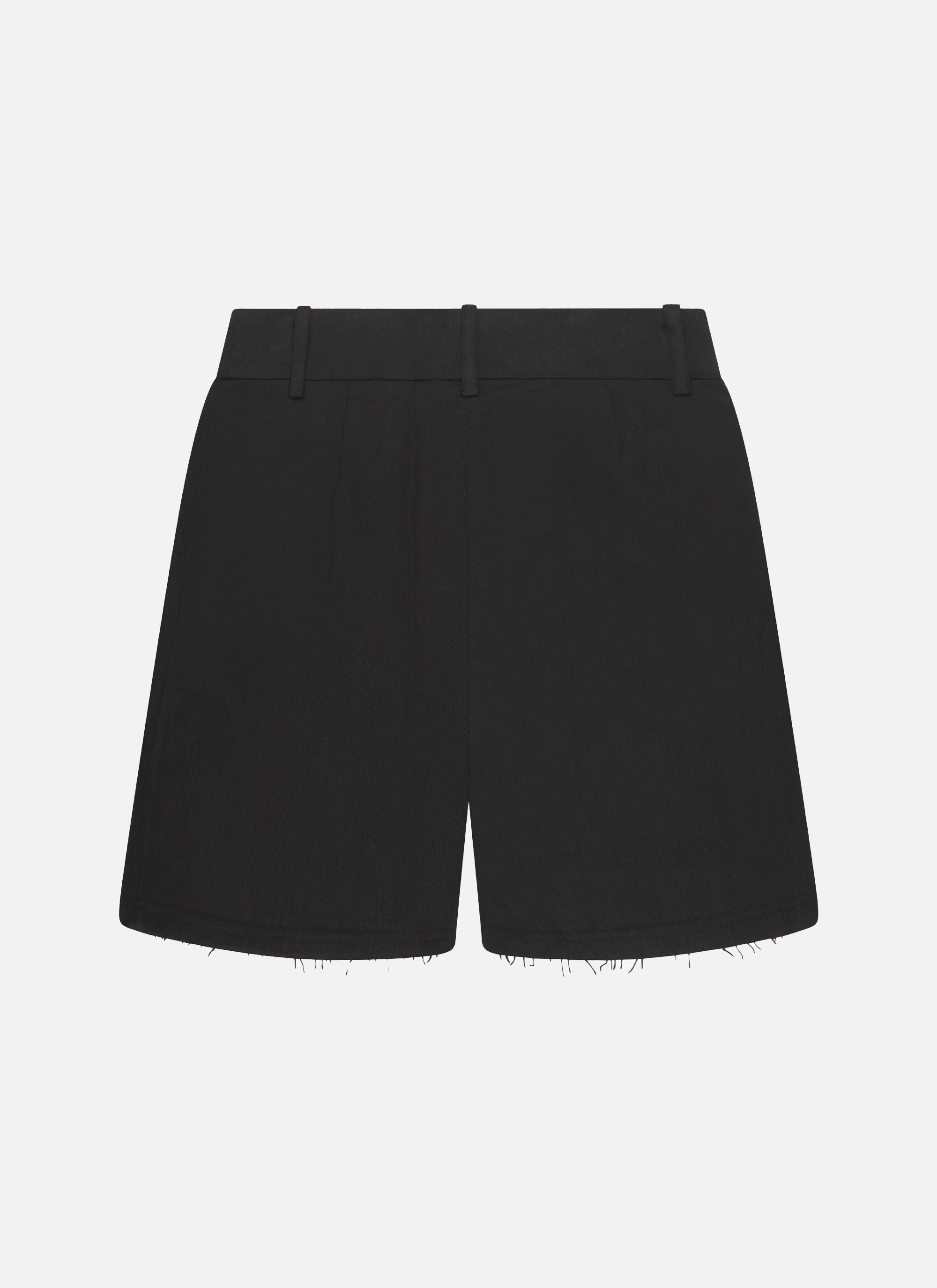 Frayed Shorts | Black