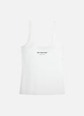 Ribbed Tank Top | White
