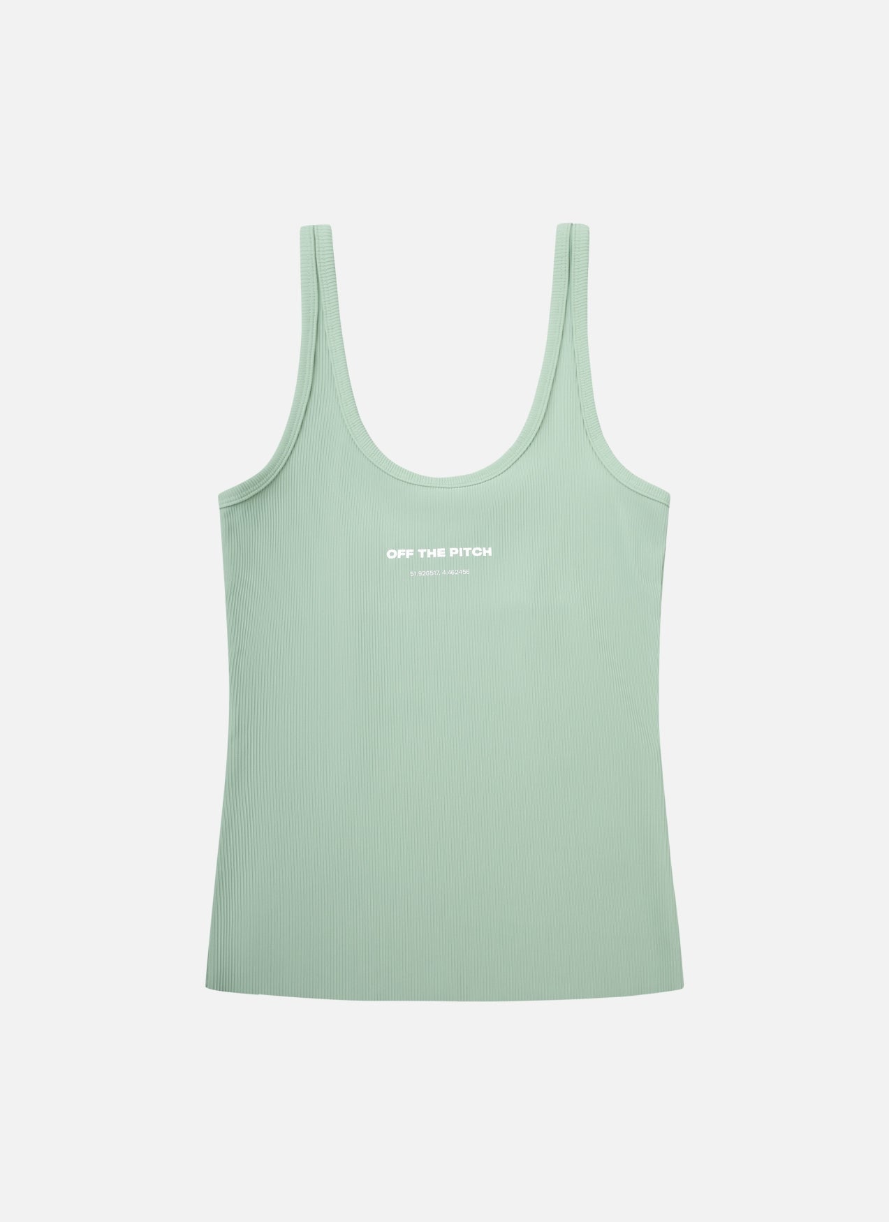 Ribbed Tank Top | Green/Green