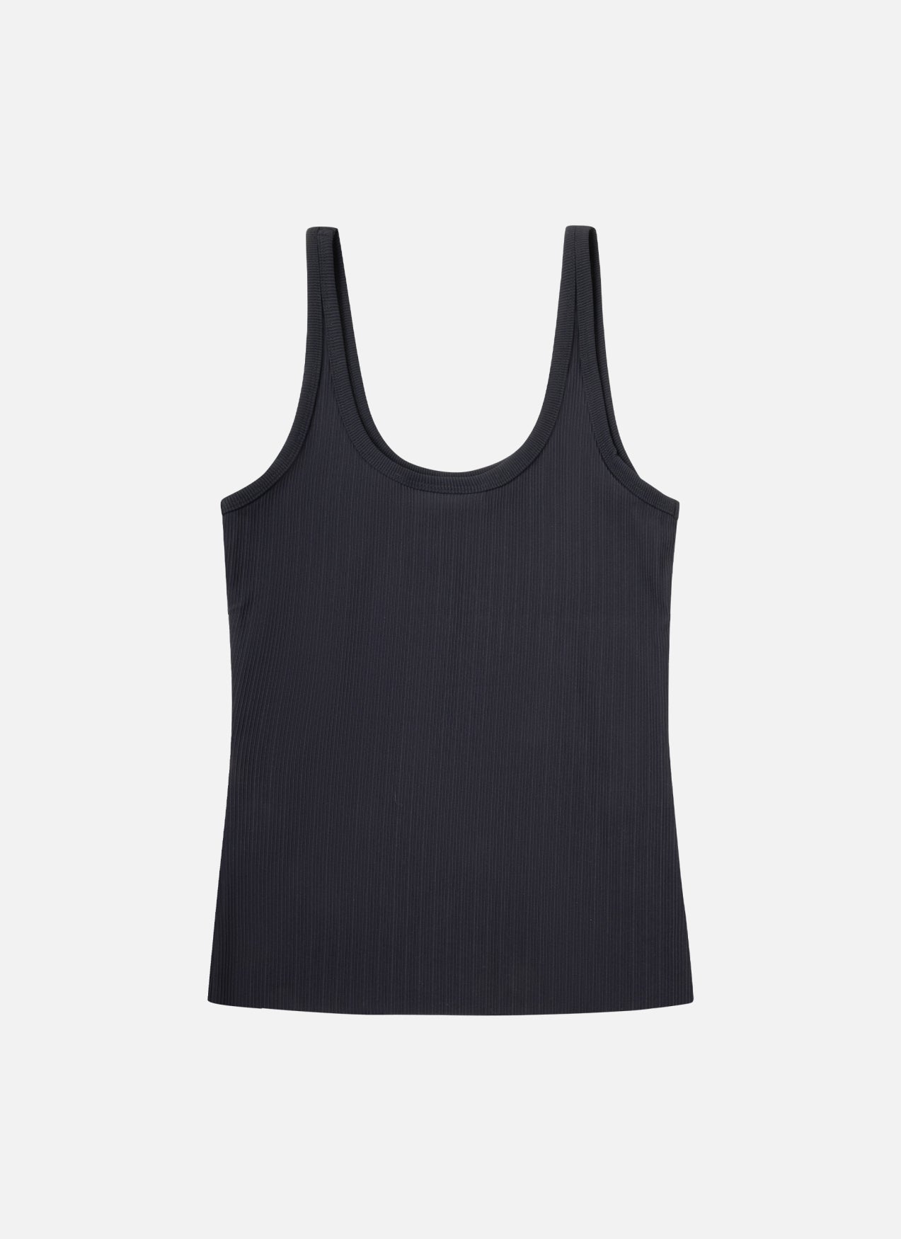 Ribbed Tank Top | Black