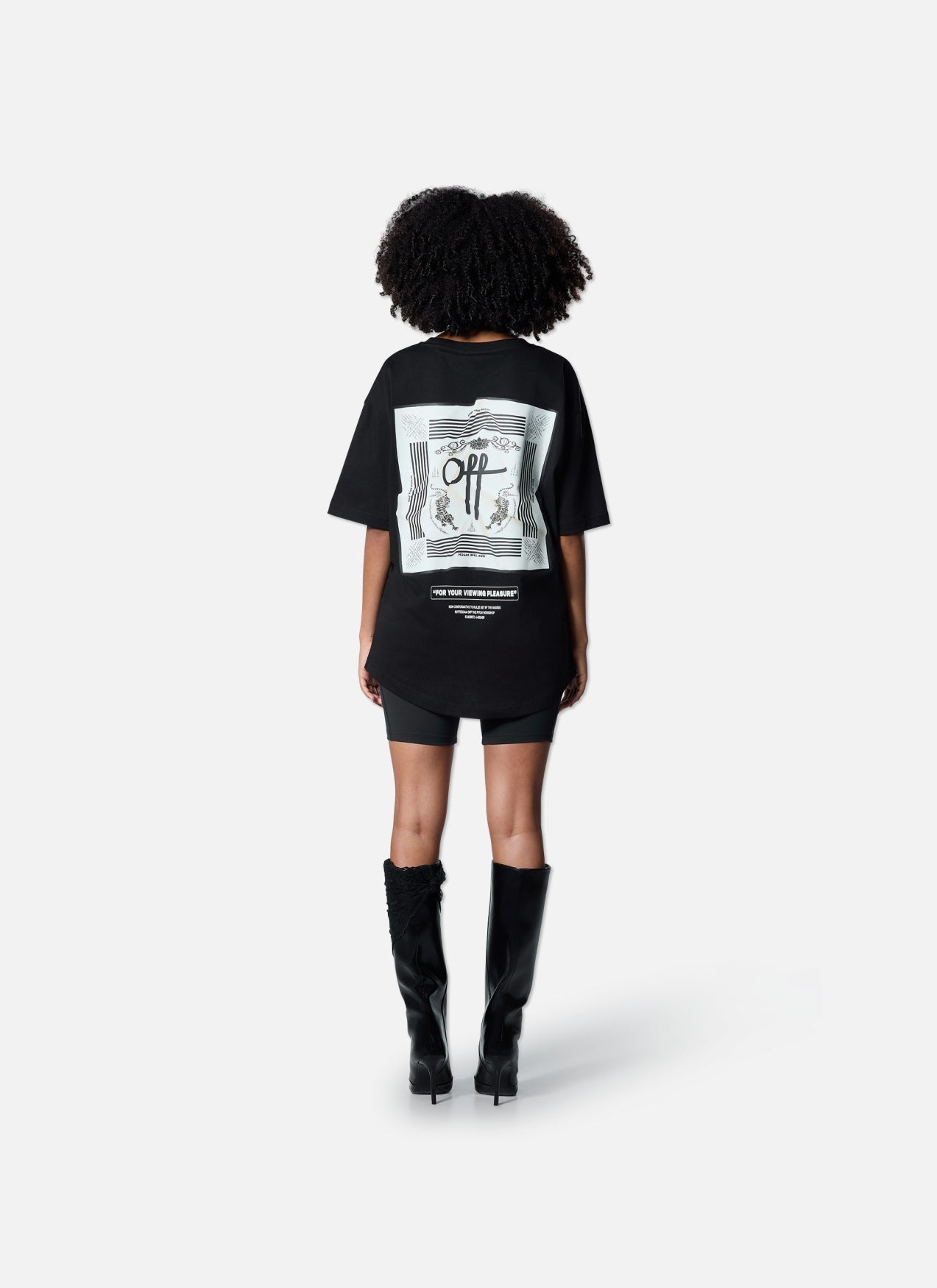 Temple WMNS Loose Fit Tee | Black