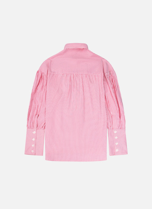 Striped Resort Shirt | Red/White