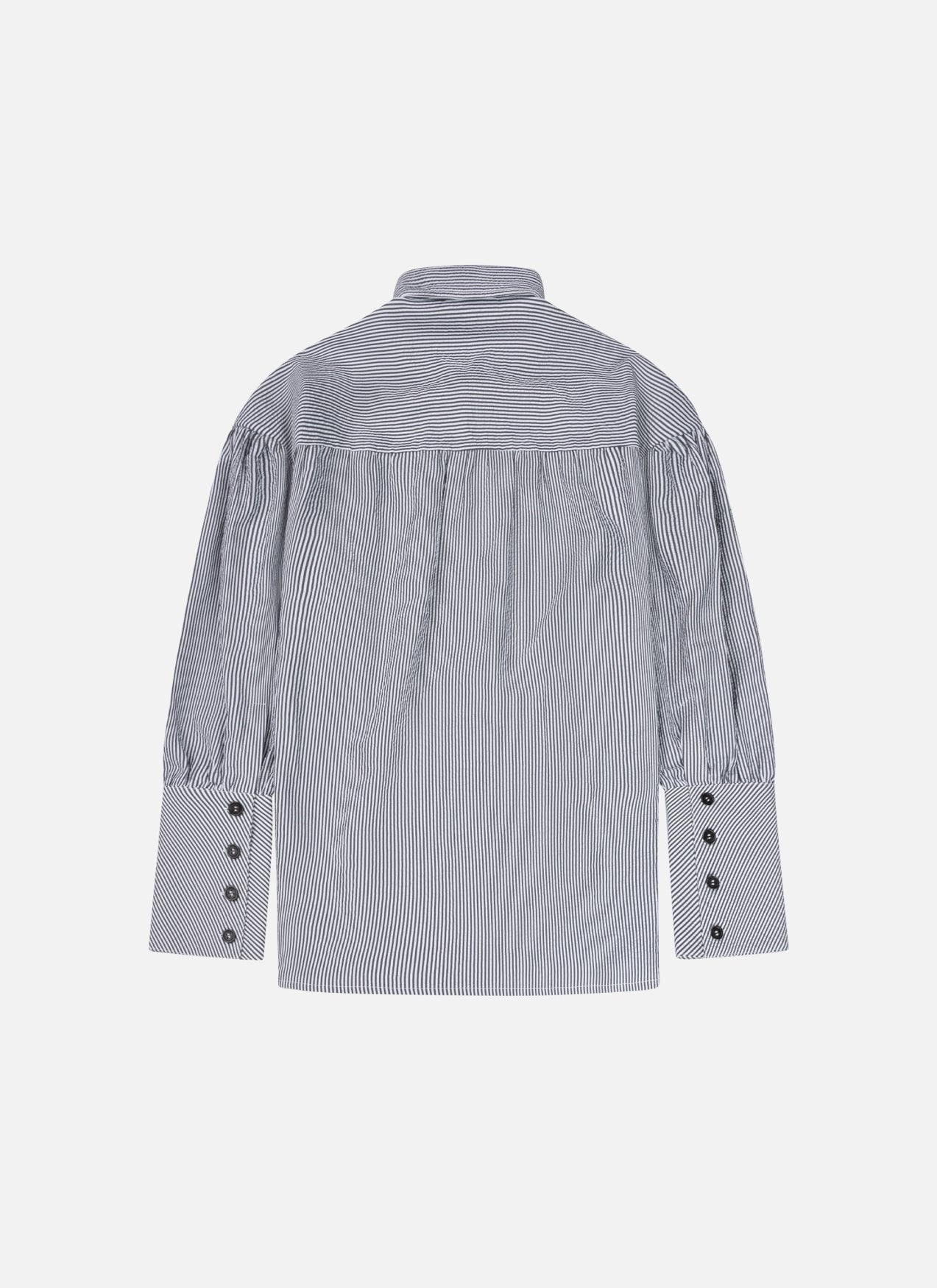 Striped Resort Shirt | Black/White