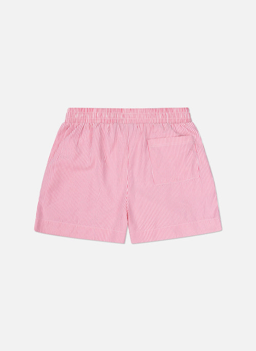 Striped Resort Shorts | Red/White