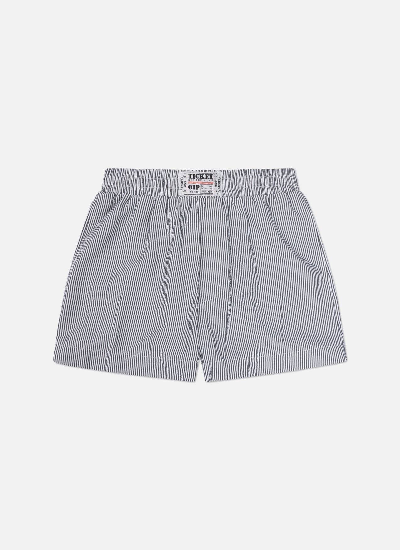 Striped Resort Shorts | Black/White