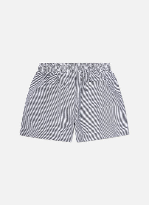 Striped Resort Shorts | Black/White