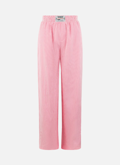 Striped Resort Pants | Red/White