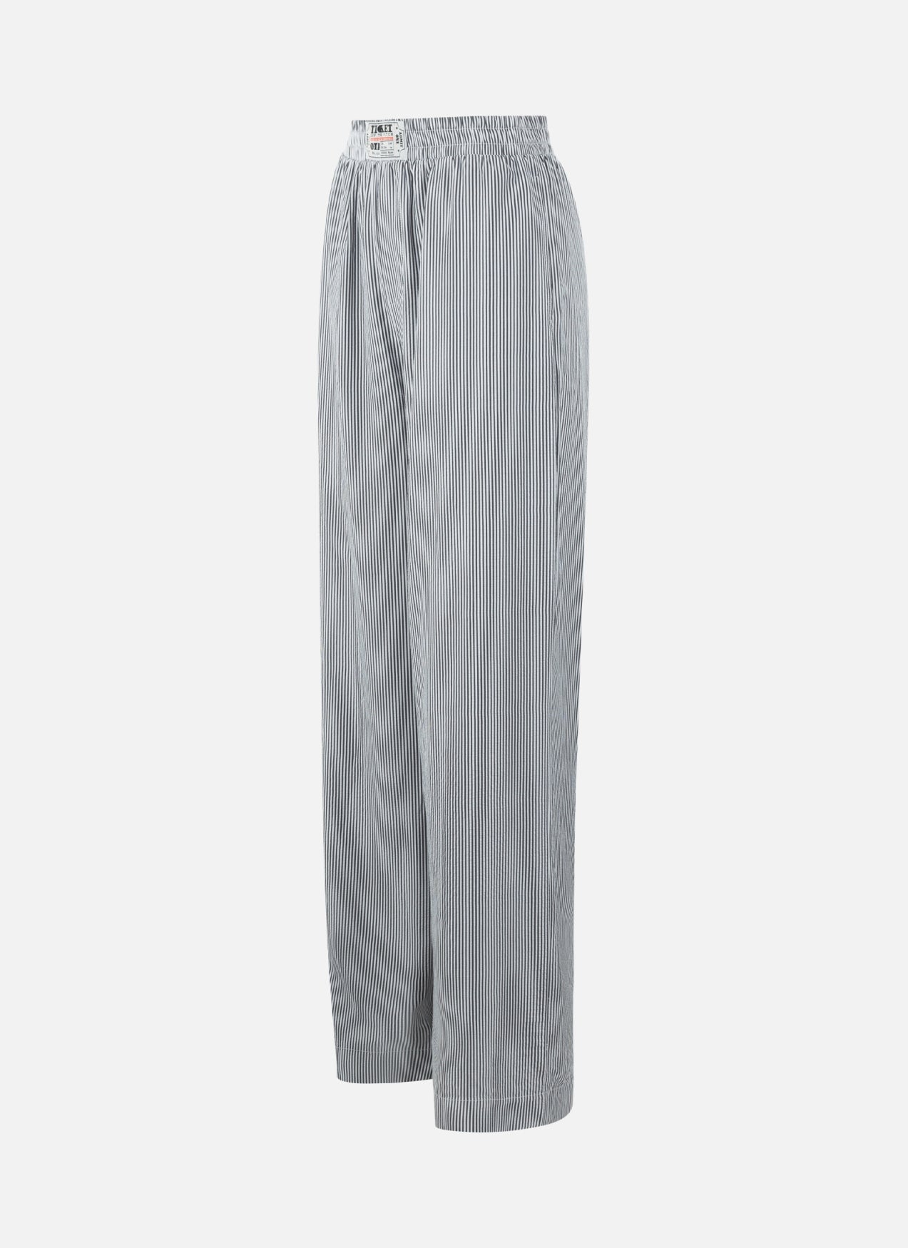 Striped Resort Pants | Black/White
