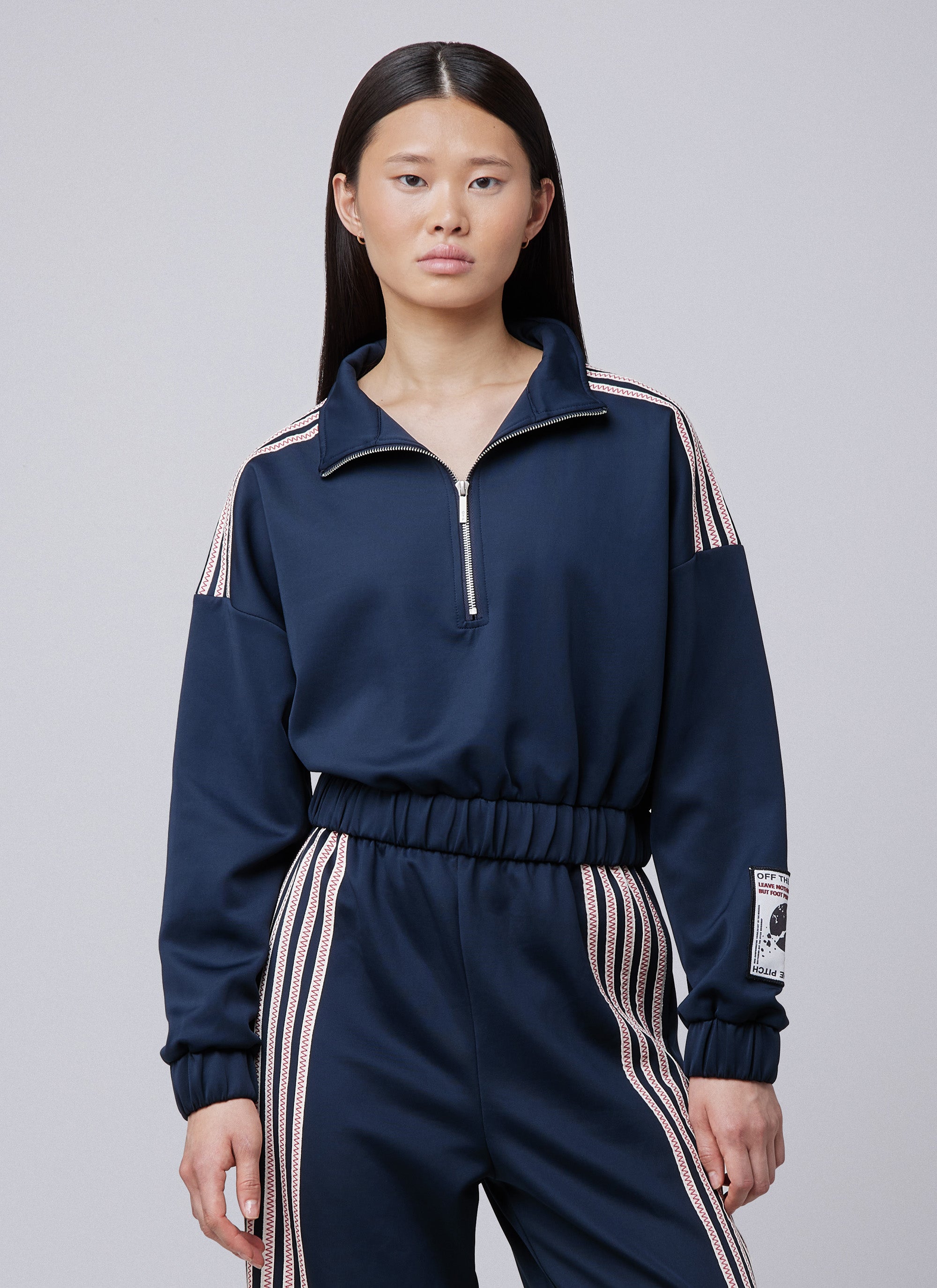 Ivy Scuba Top | Navy