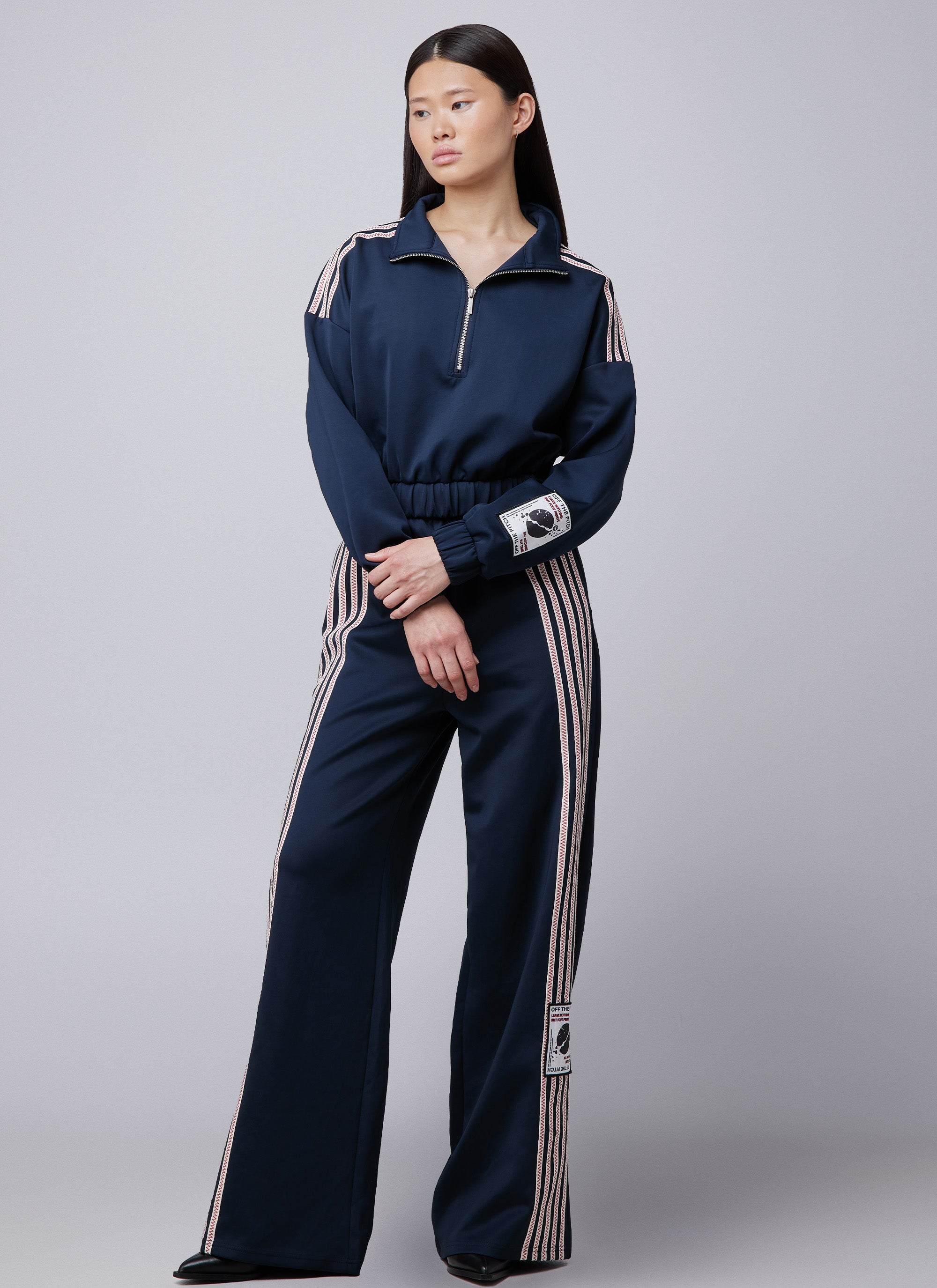 Ivy Scuba Top | Navy