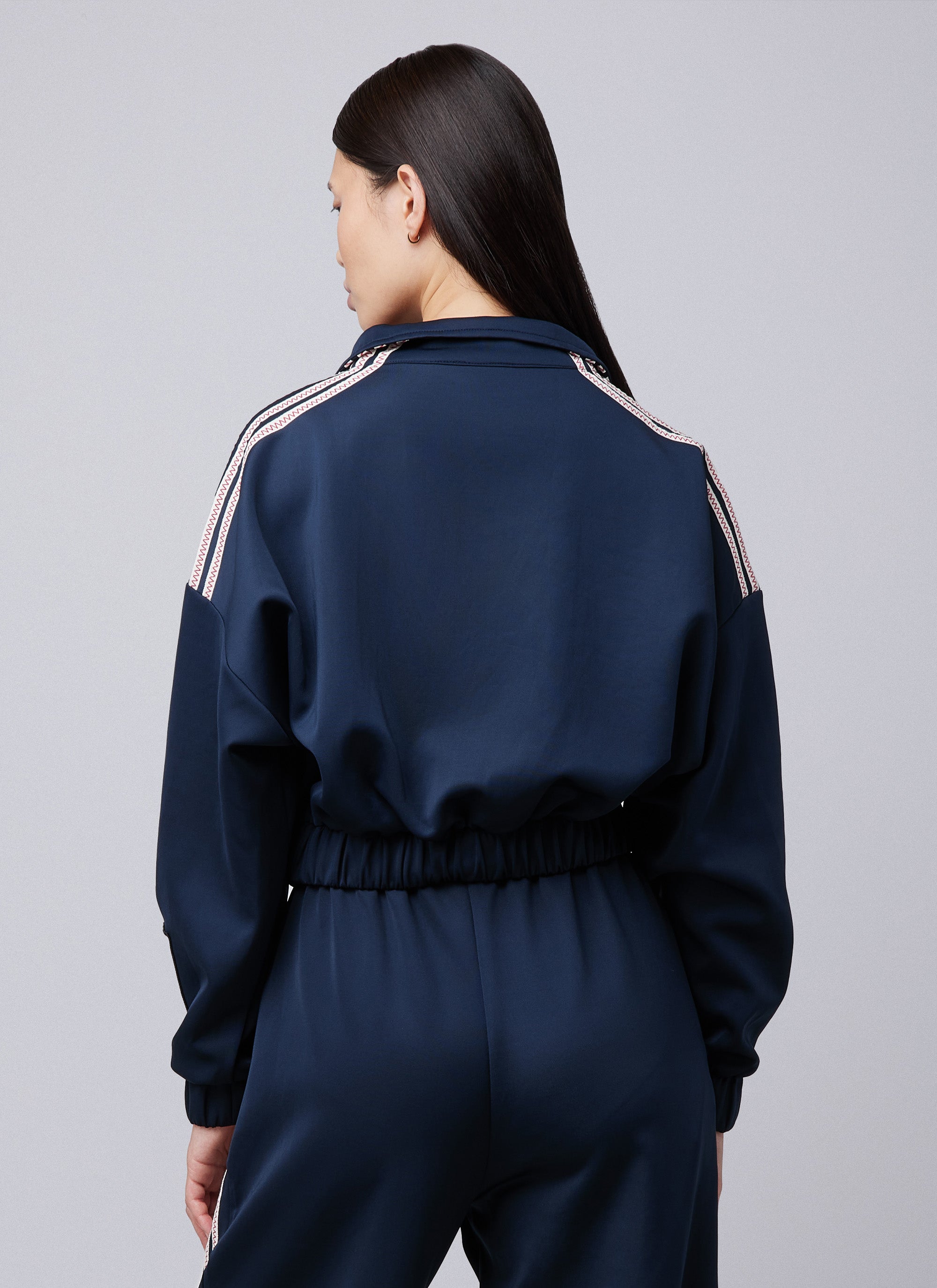 Ivy Scuba Top | Navy