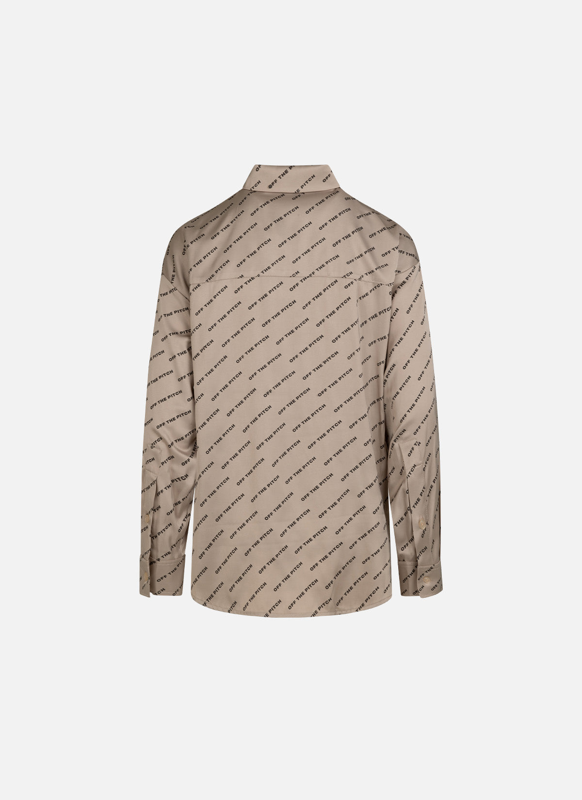 Satin Paige Shirt | Sand