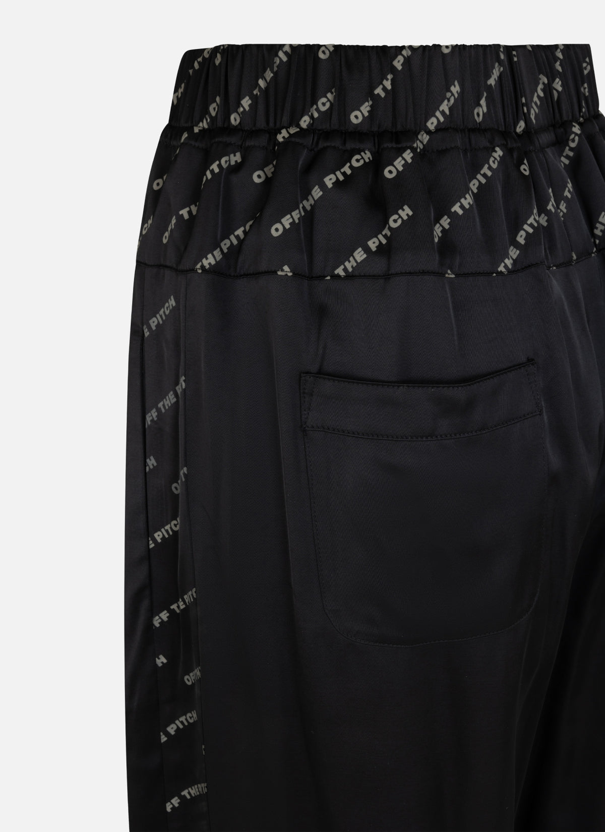Satin Paige Pants | Black