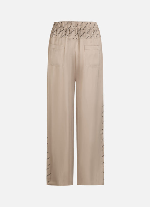 Satin Paige Pants | Sand