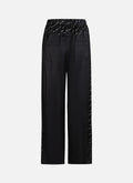Satin Paige Pants | Black