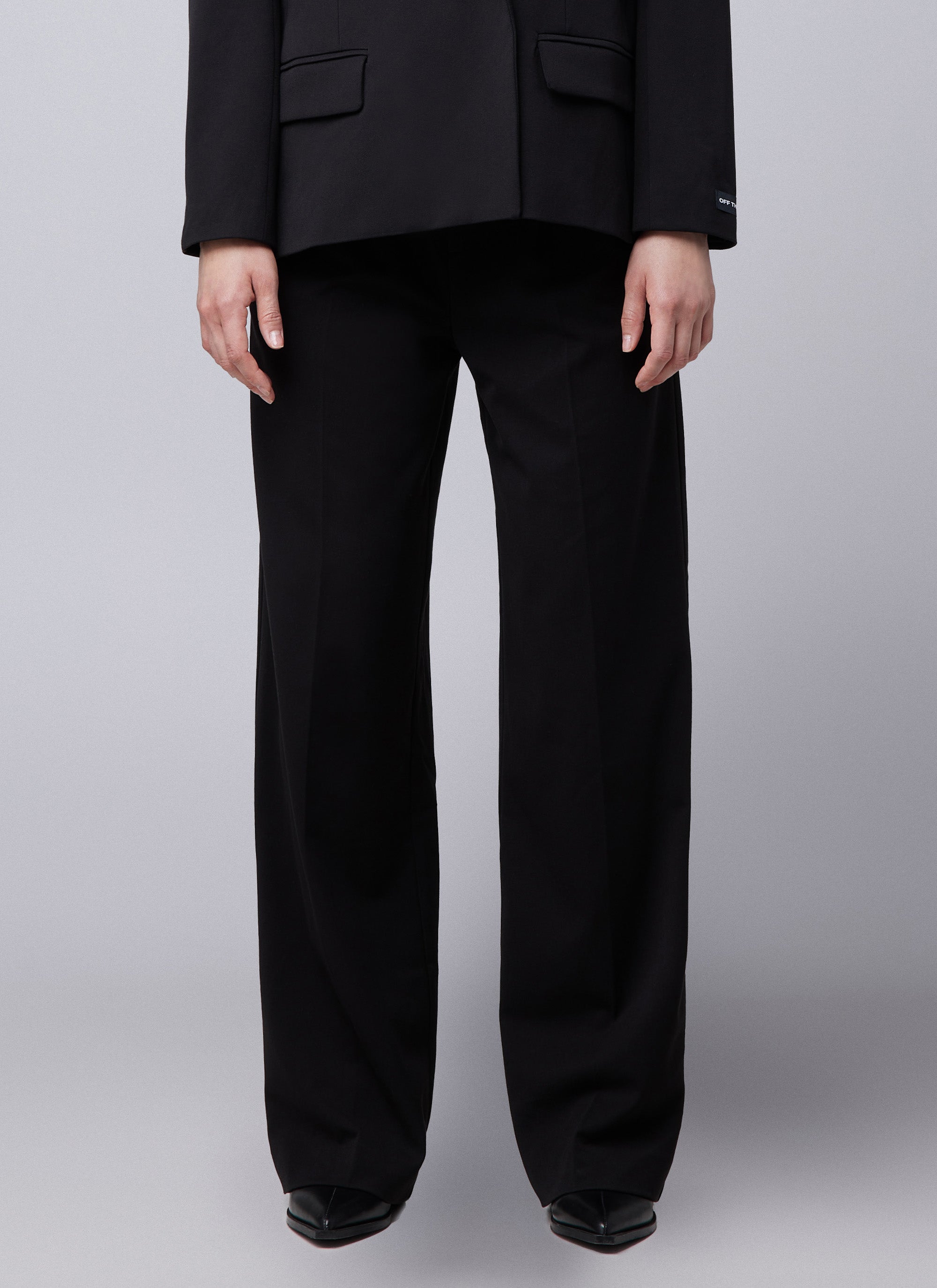 Pleated Gaia Pants | Black