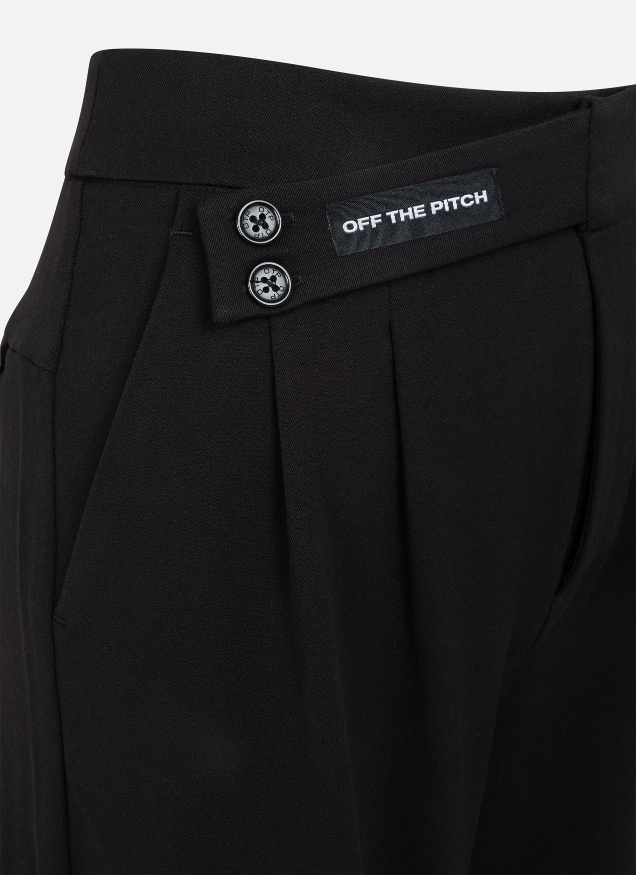 Pleated Gaia Pants | Black