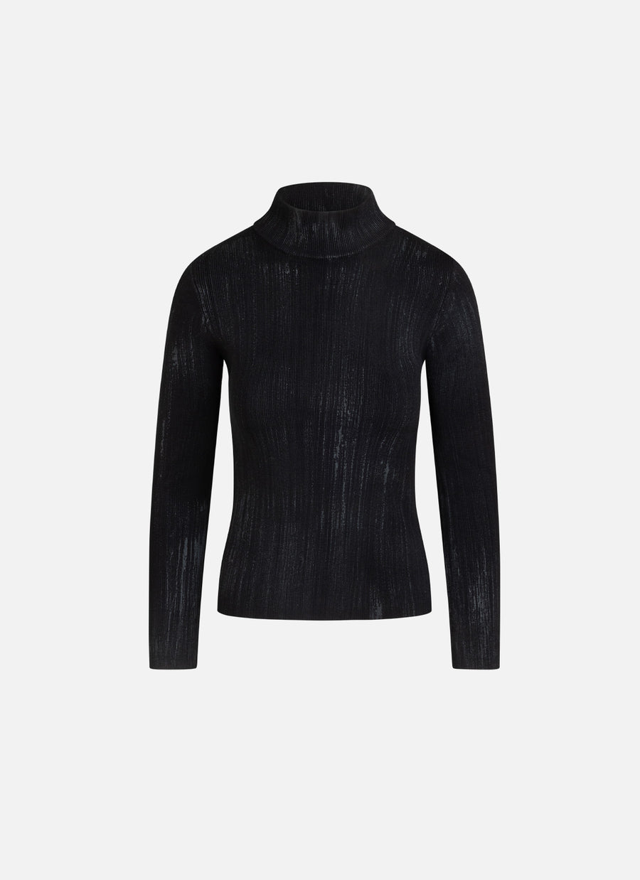 Jersey de cuello alto de punto 