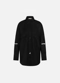 Camisa Oversize a Rayas | Negra