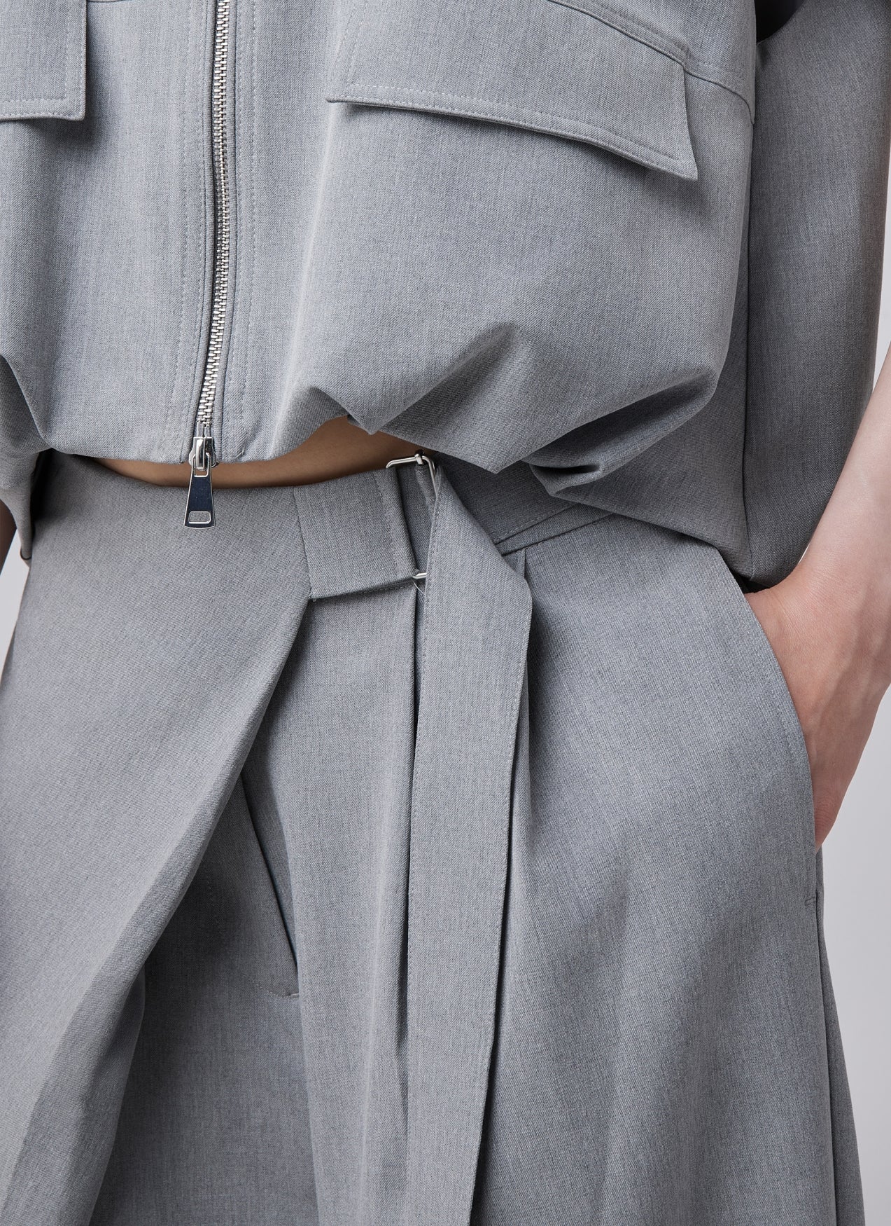 Pantalón Xan Doblado | Gris Definitivo