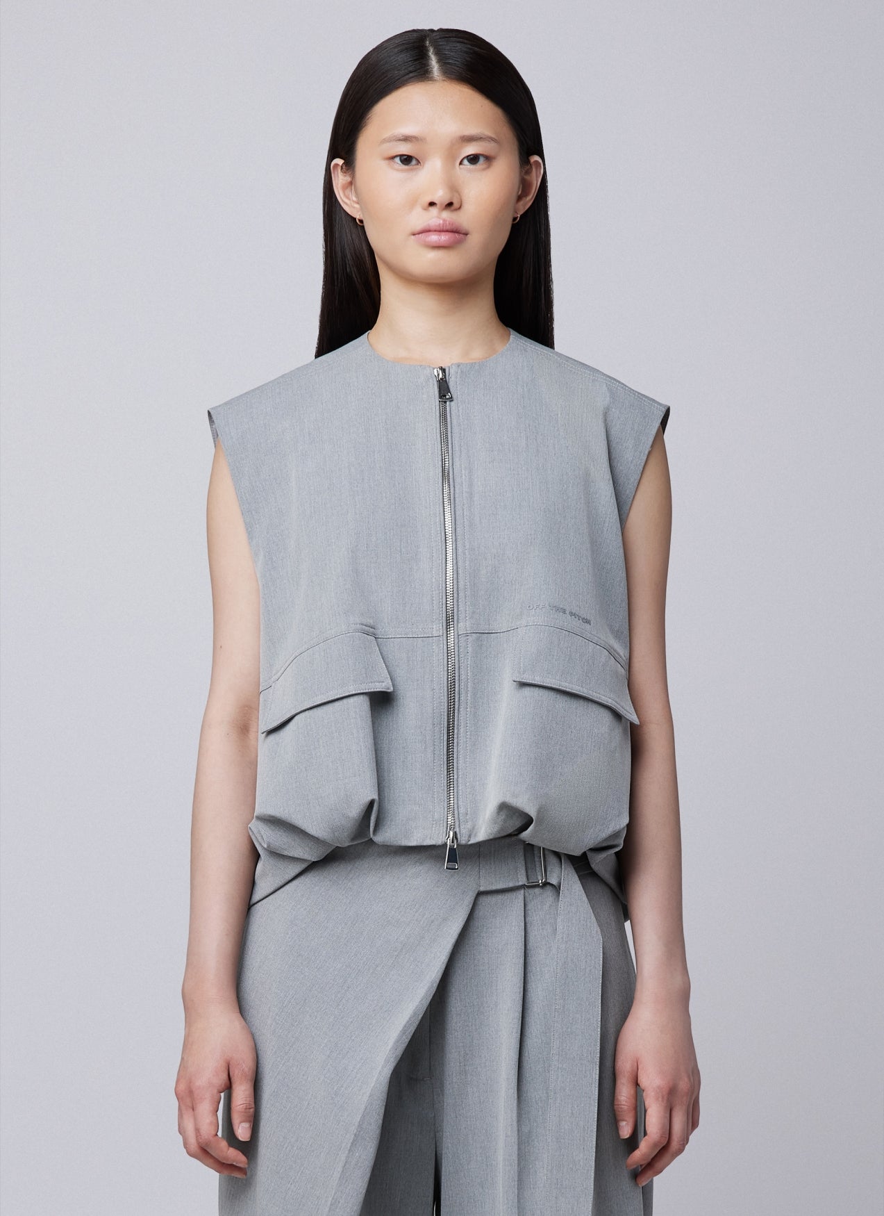 Oversized Xan Gilet | Ultimate Grey