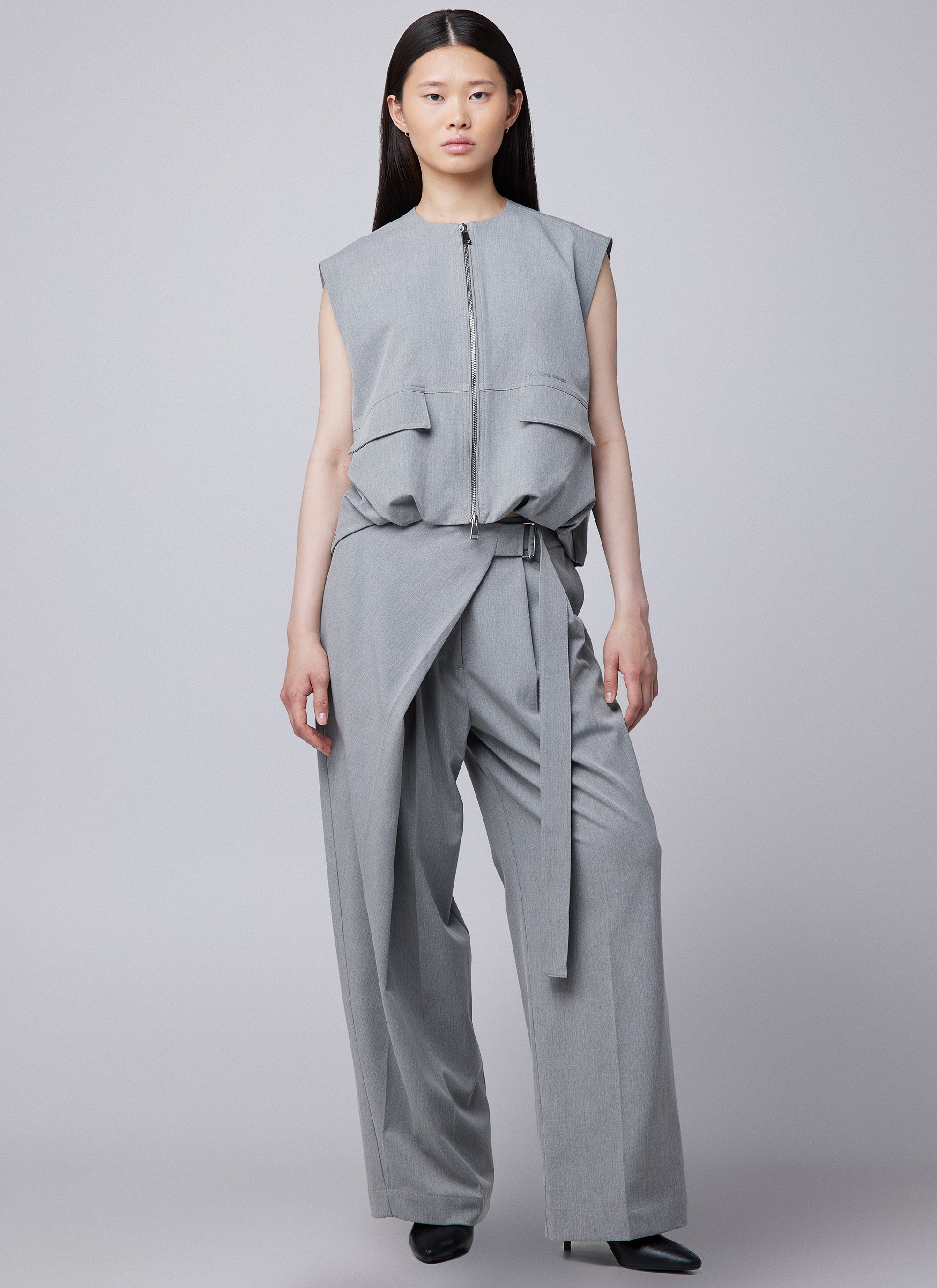 Oversized Xan Gilet | Ultimate Grey