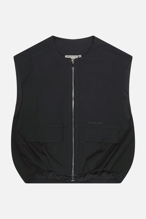 Oversized Xan Gilet | Black