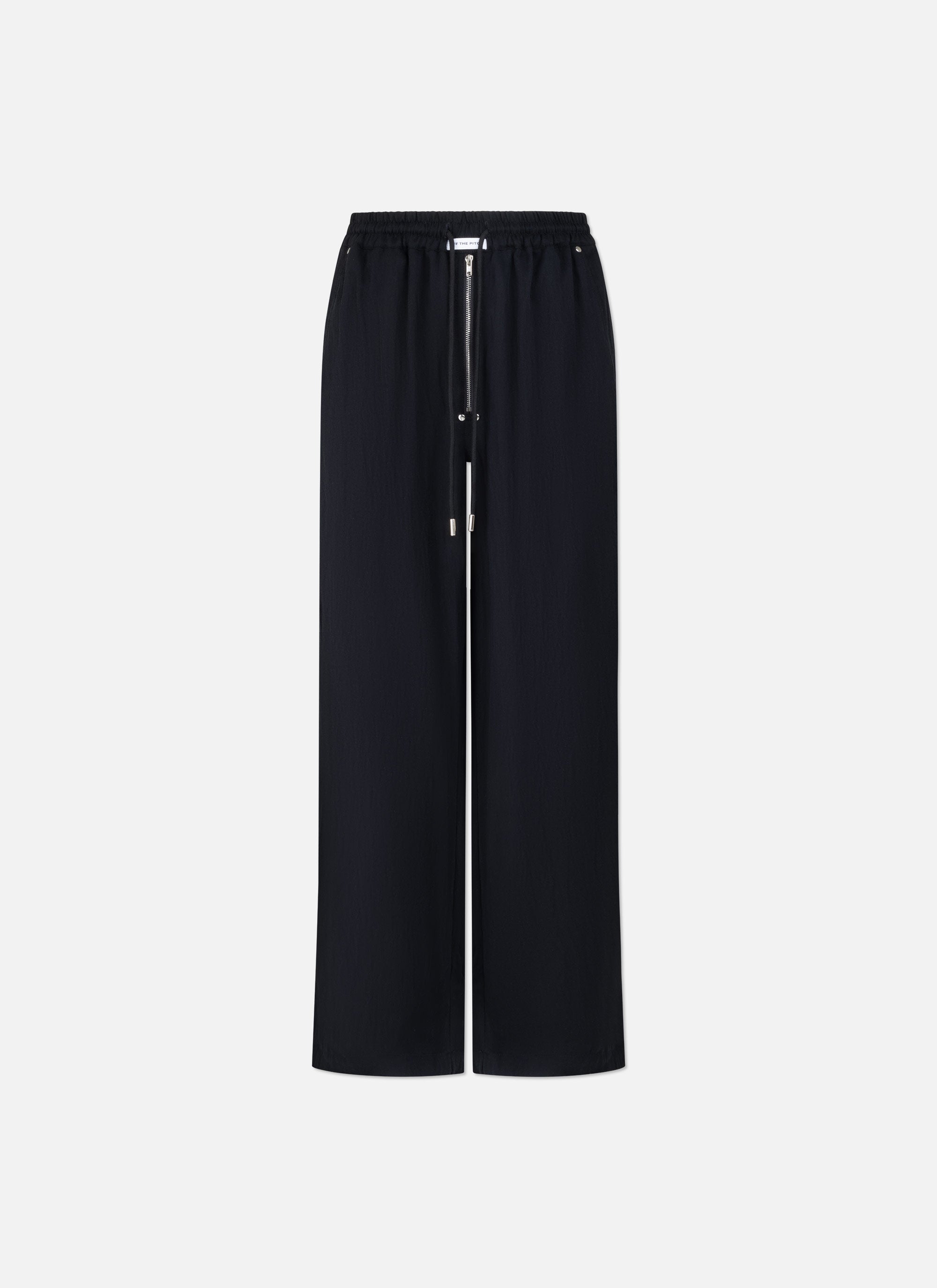 Relaxed Fit Mona Pants | Black