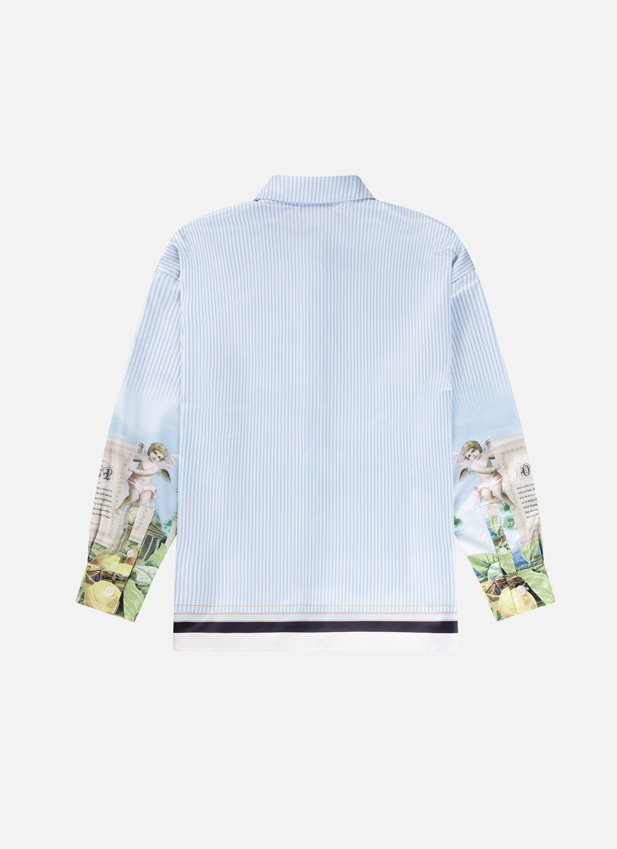 Paradise Satijnen Overhemd | Kobalt