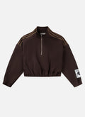 Ivy Scuba Top | Espresso Brown