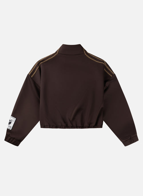 Ivy Scuba Top | Espresso Brown