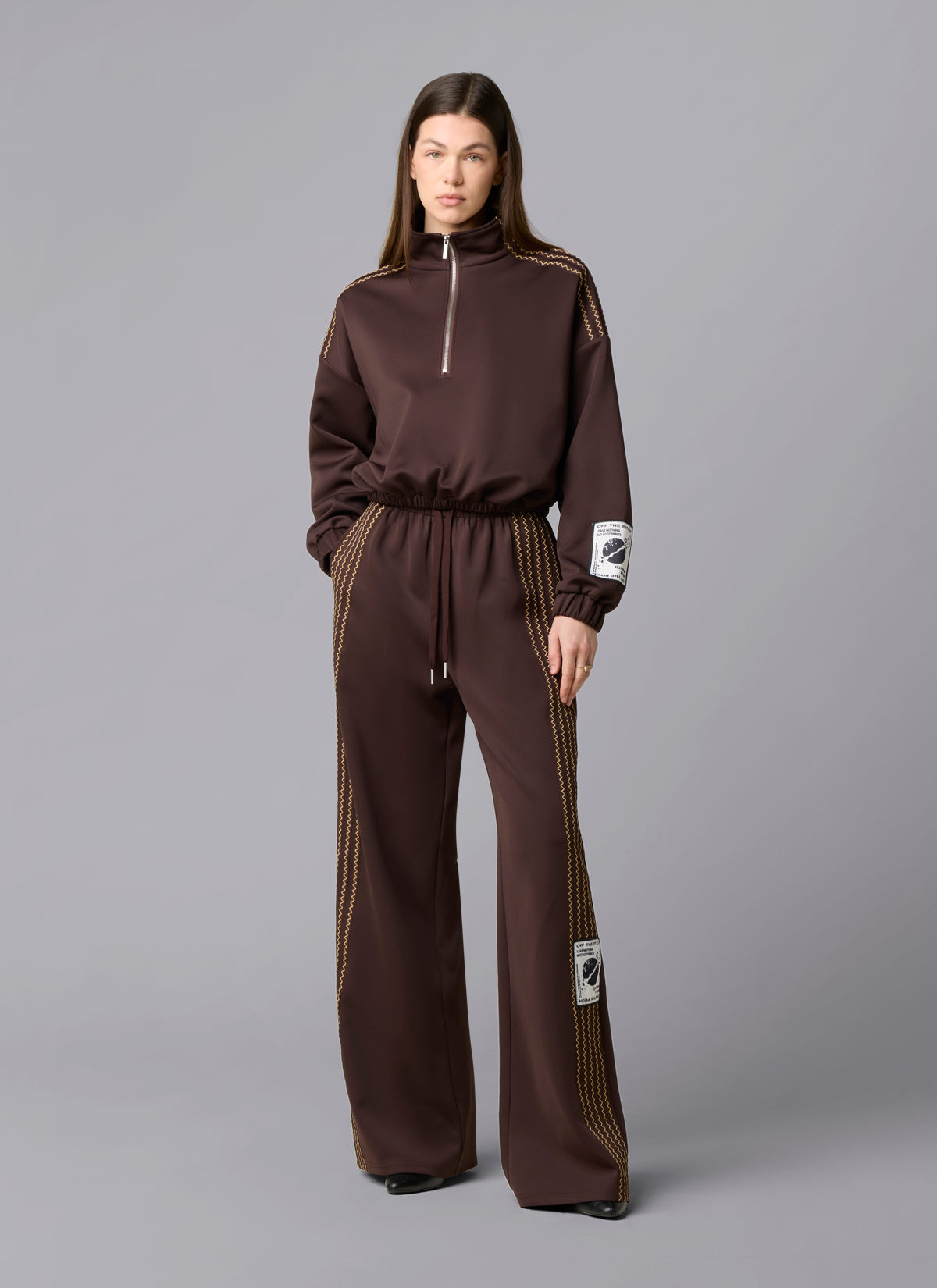 Ivy Scuba Top | Espresso Brown