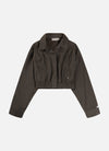 Mona Pinstripe Cropped Shirt 