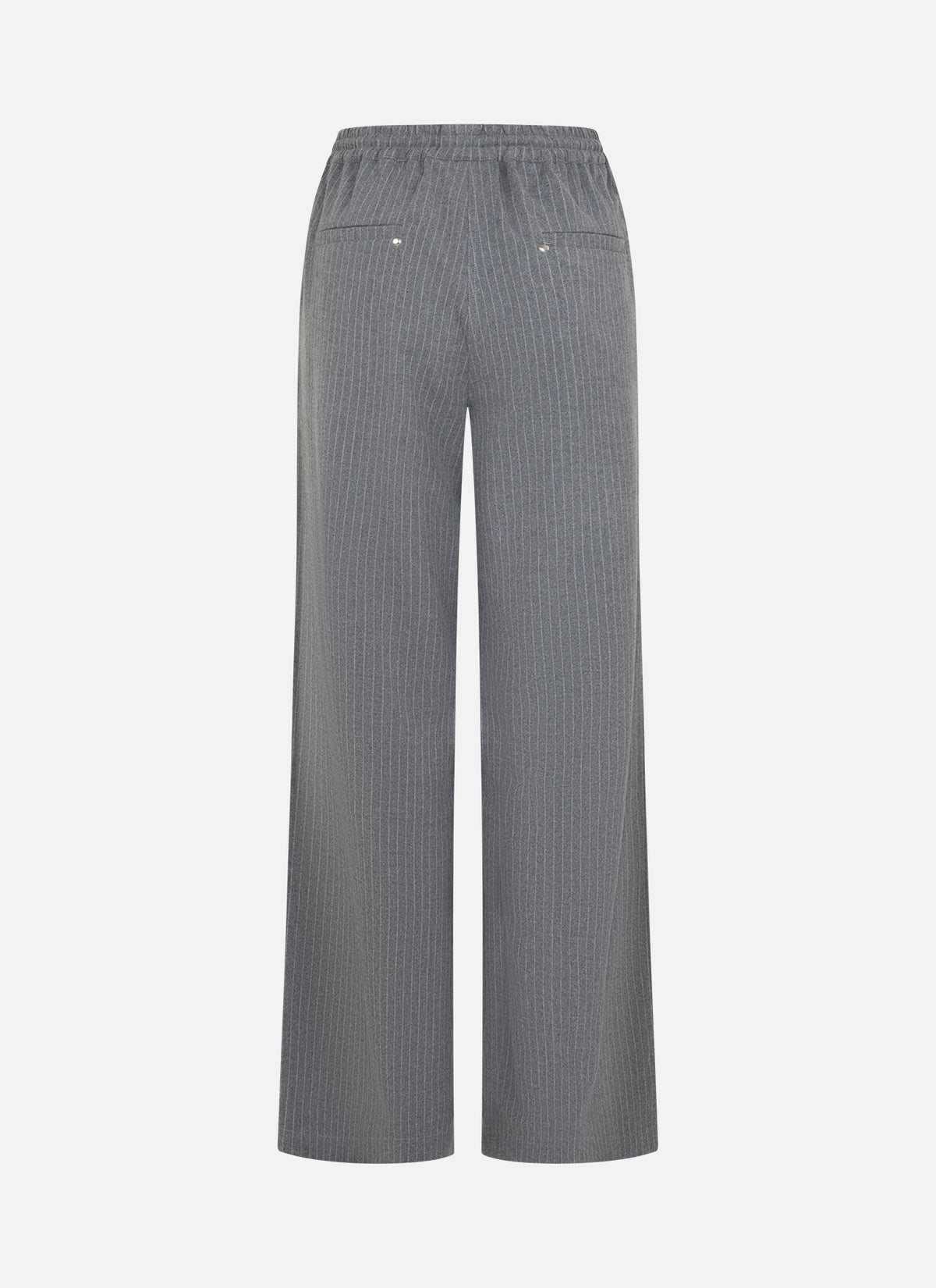 Mona Pinstripe Pants | Grey