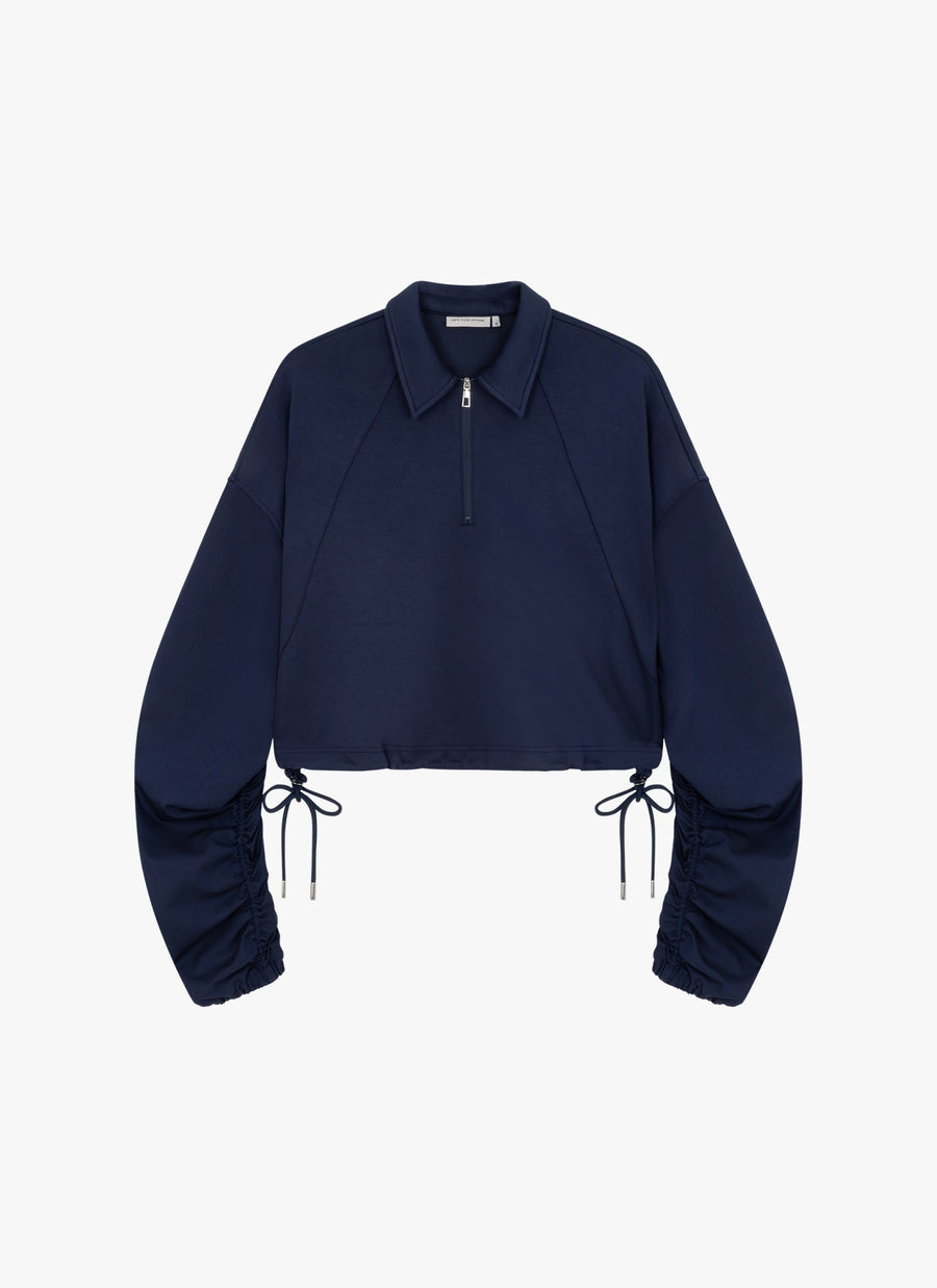 Soren Gathered Sleeve Crew 