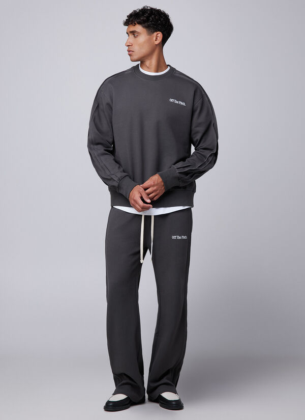 Raw Edge Panel Pants