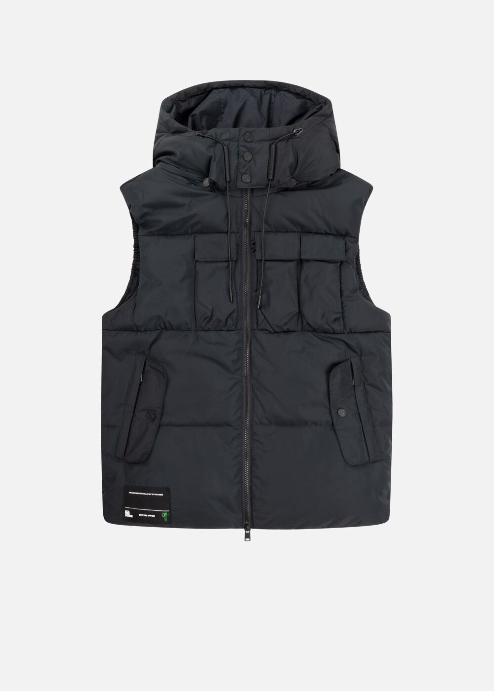 Black outlet puffer bodywarmer