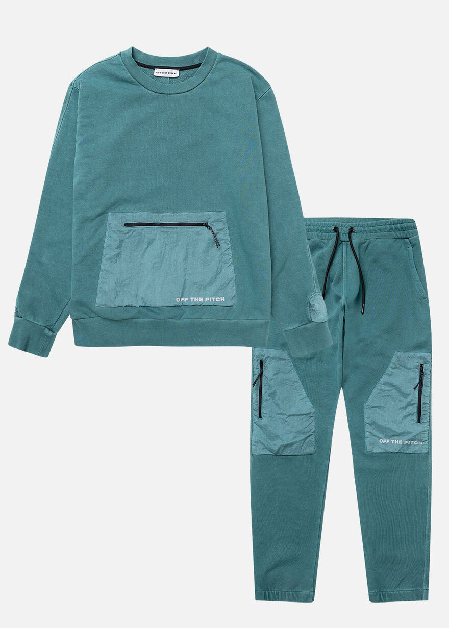 Lennox Suit Pigment Dye, Dark green, hi-res