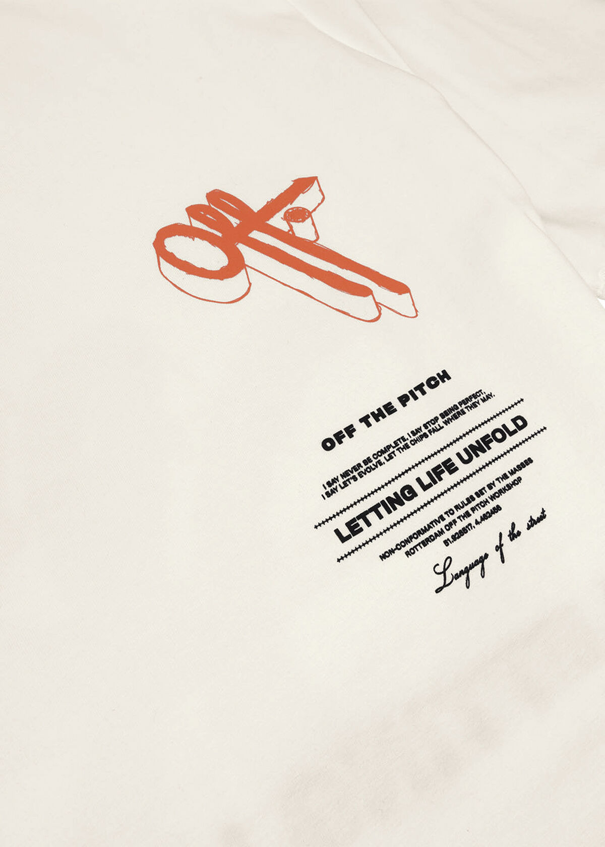 Unfold Regular Tee, Off white, hi-res