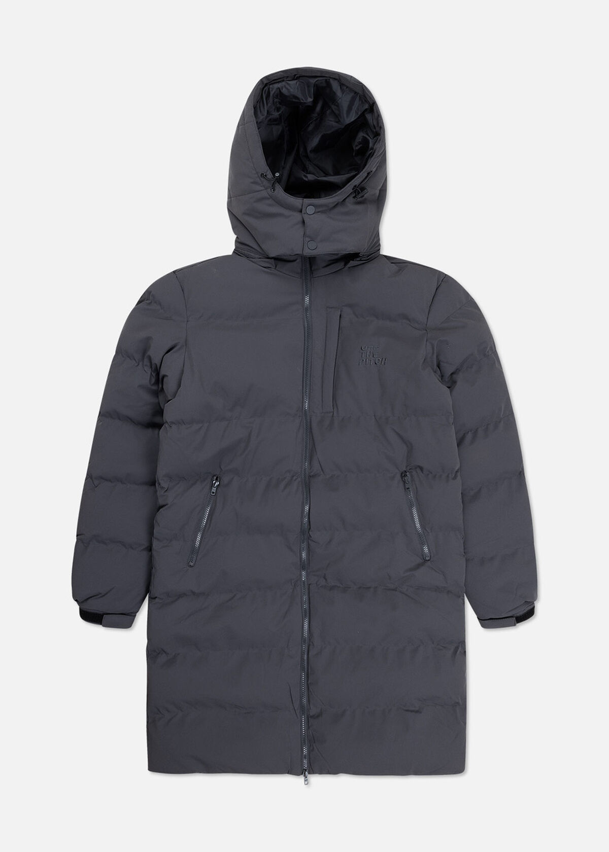 Longline Puffer, Dark grey, hi-res