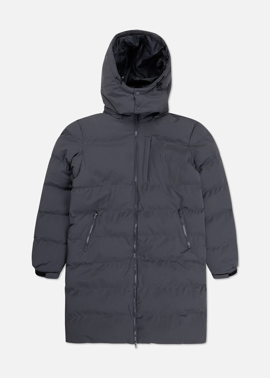 Longline Puffer, Dark grey, hi-res