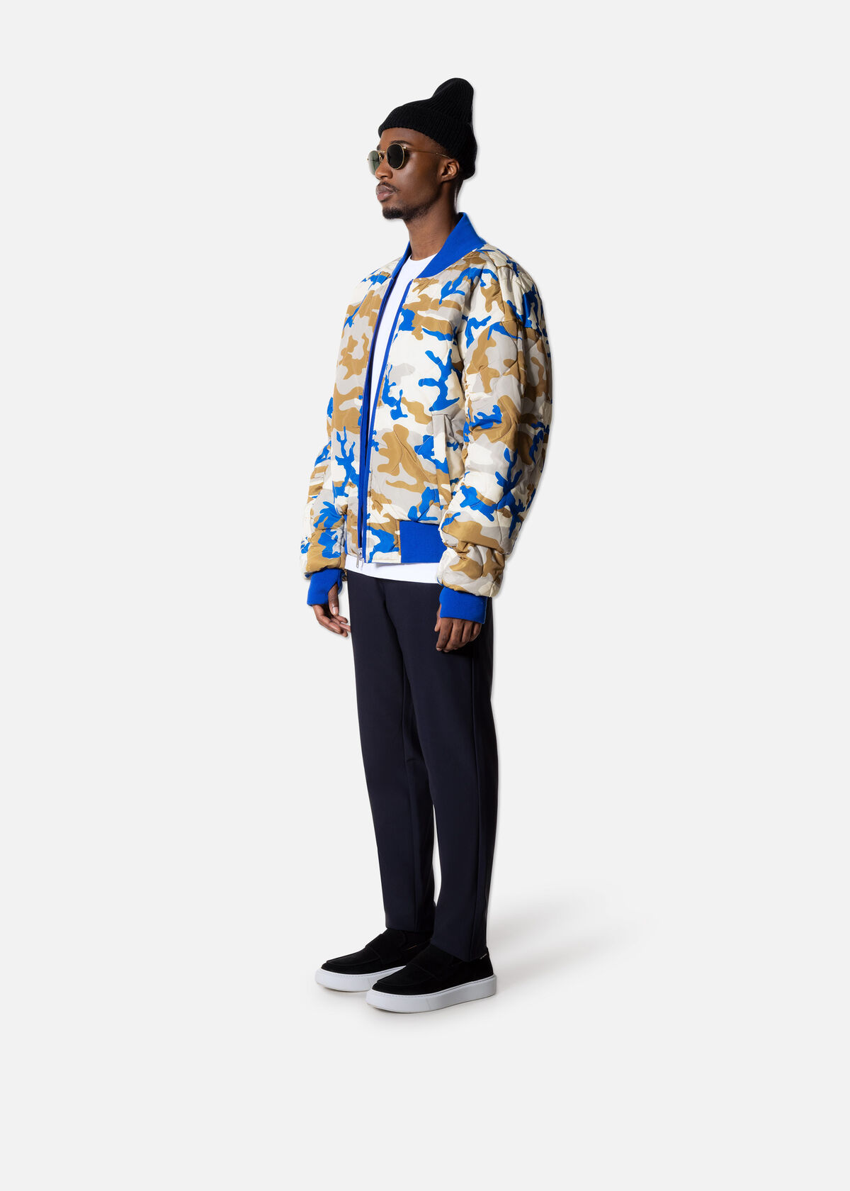 Reversible Bomber, Lead Blue, hi-res