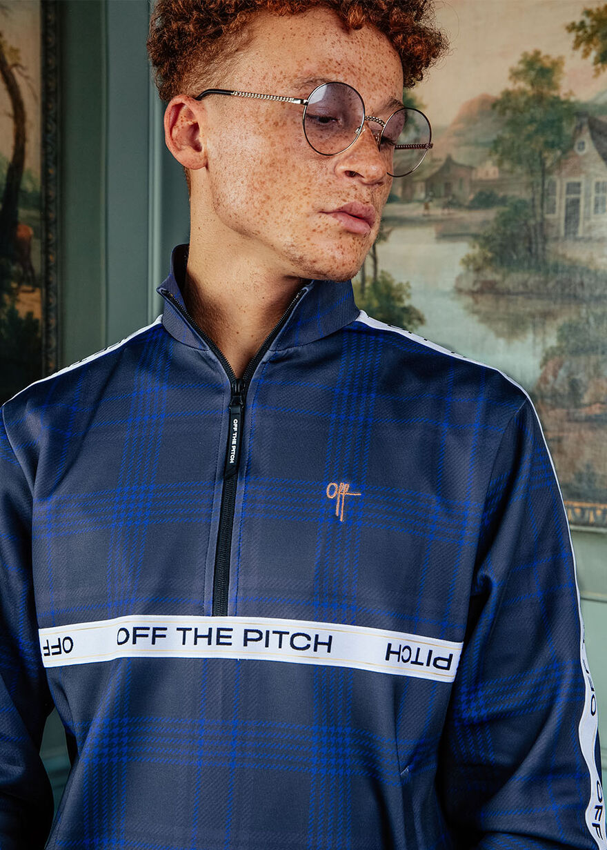 The Fearless Half Zip Top, Navy, hi-res