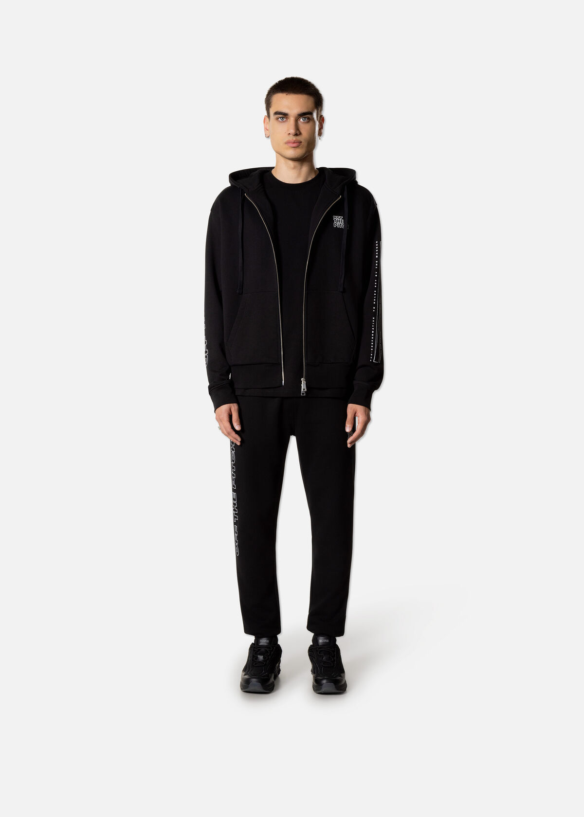 Outline Sweatpants, Black, hi-res