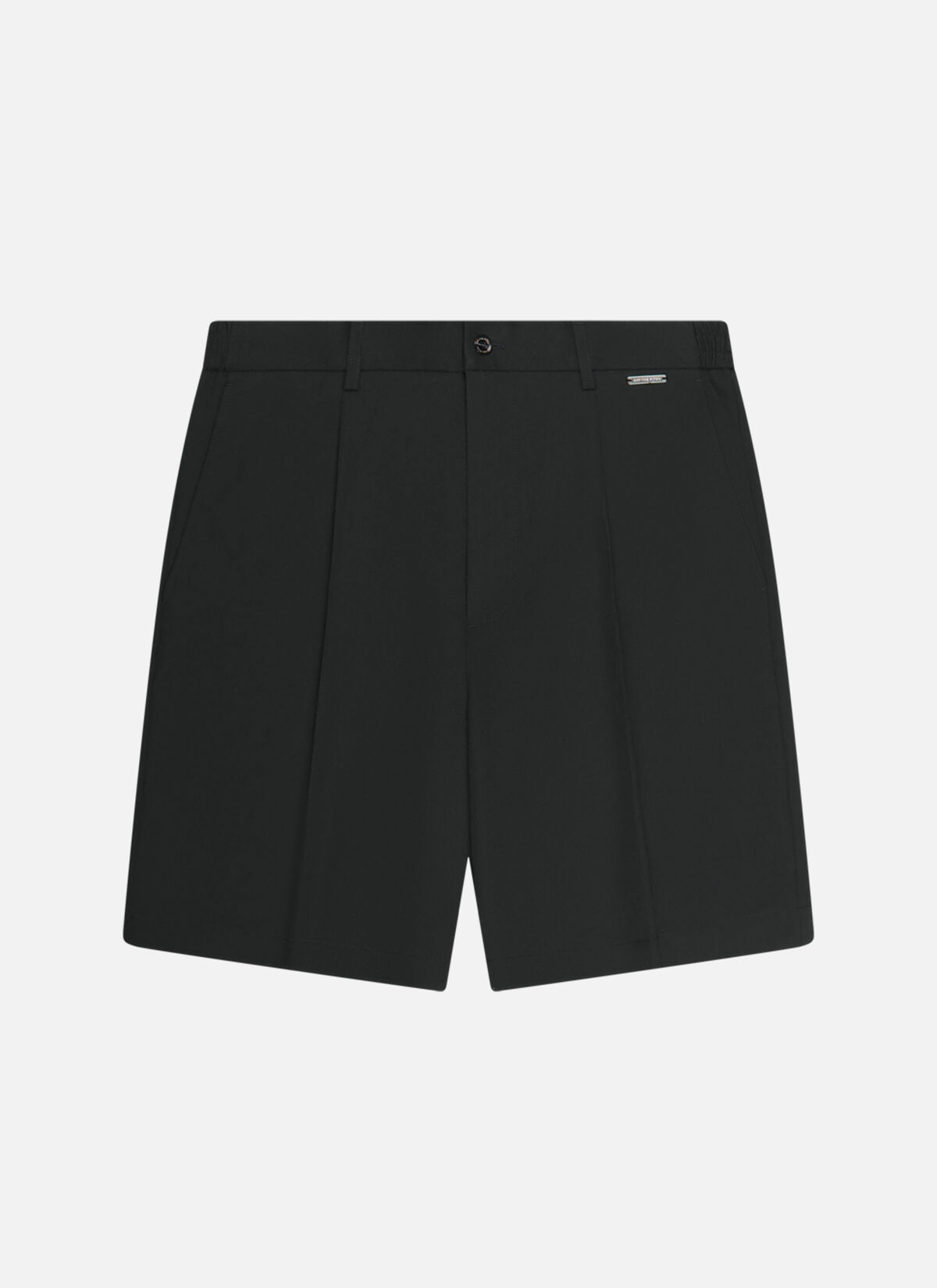 Pleated Marais Shorts, Black, hi-res