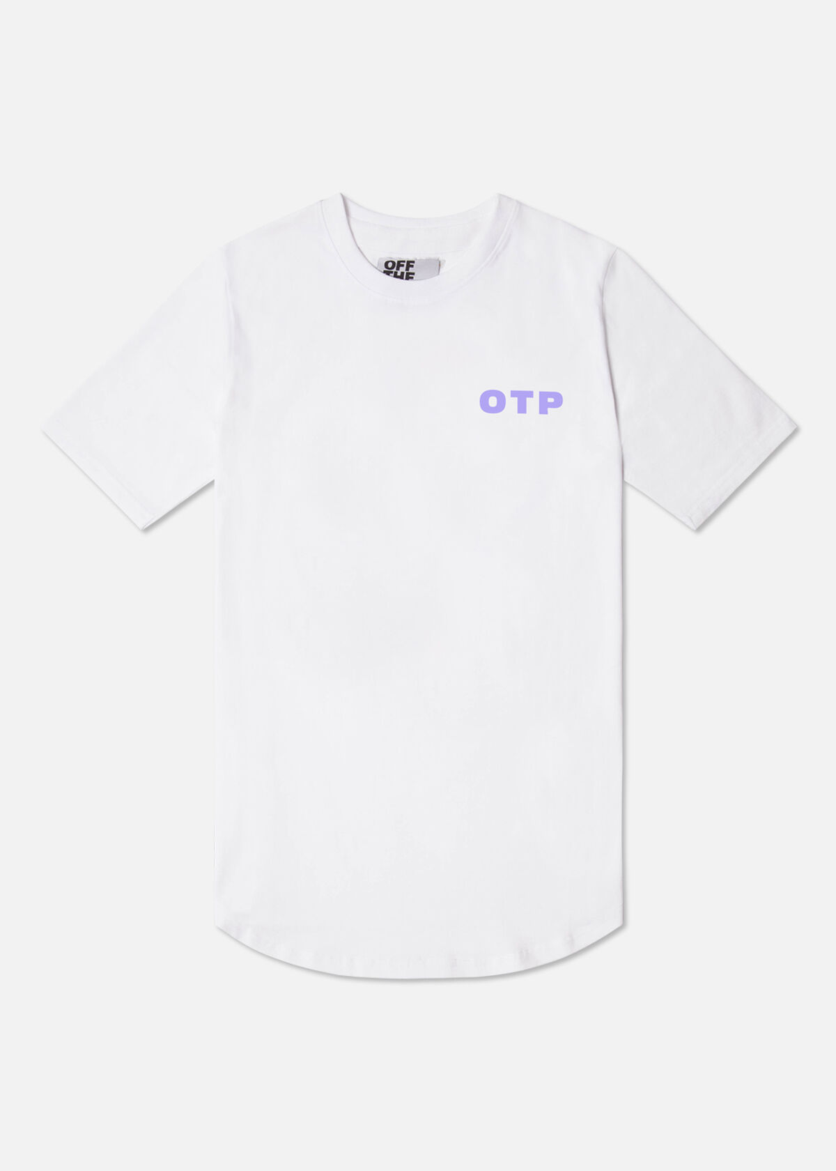Script Tee, White, hi-res