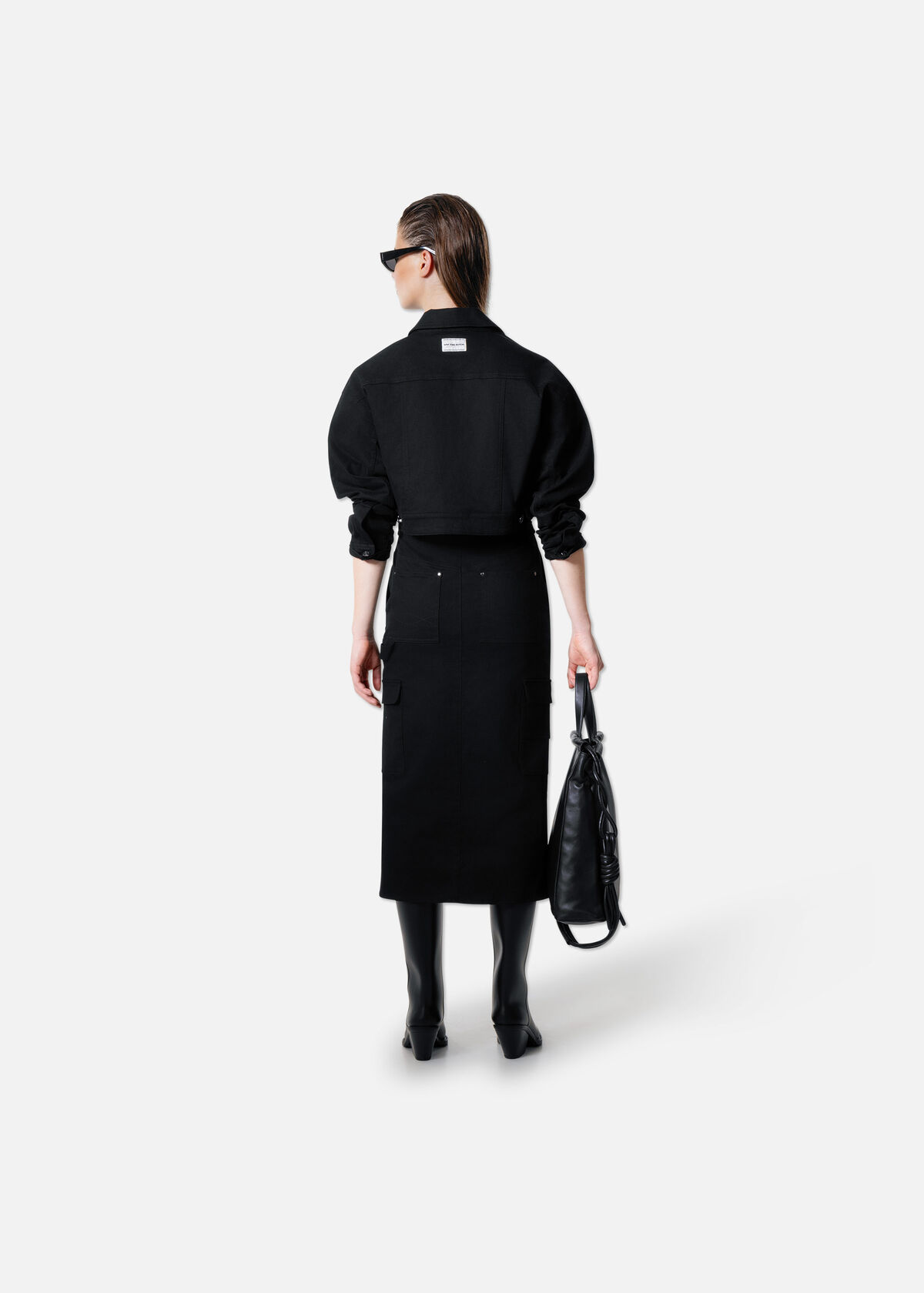 Carpenter Skirt, Black, hi-res