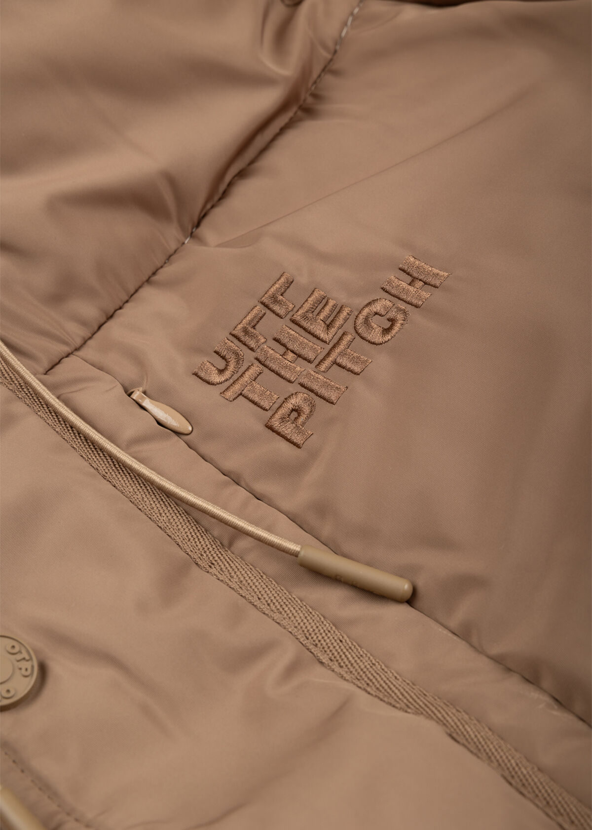 Short Down Jacket, Cream/Bronze, hi-res