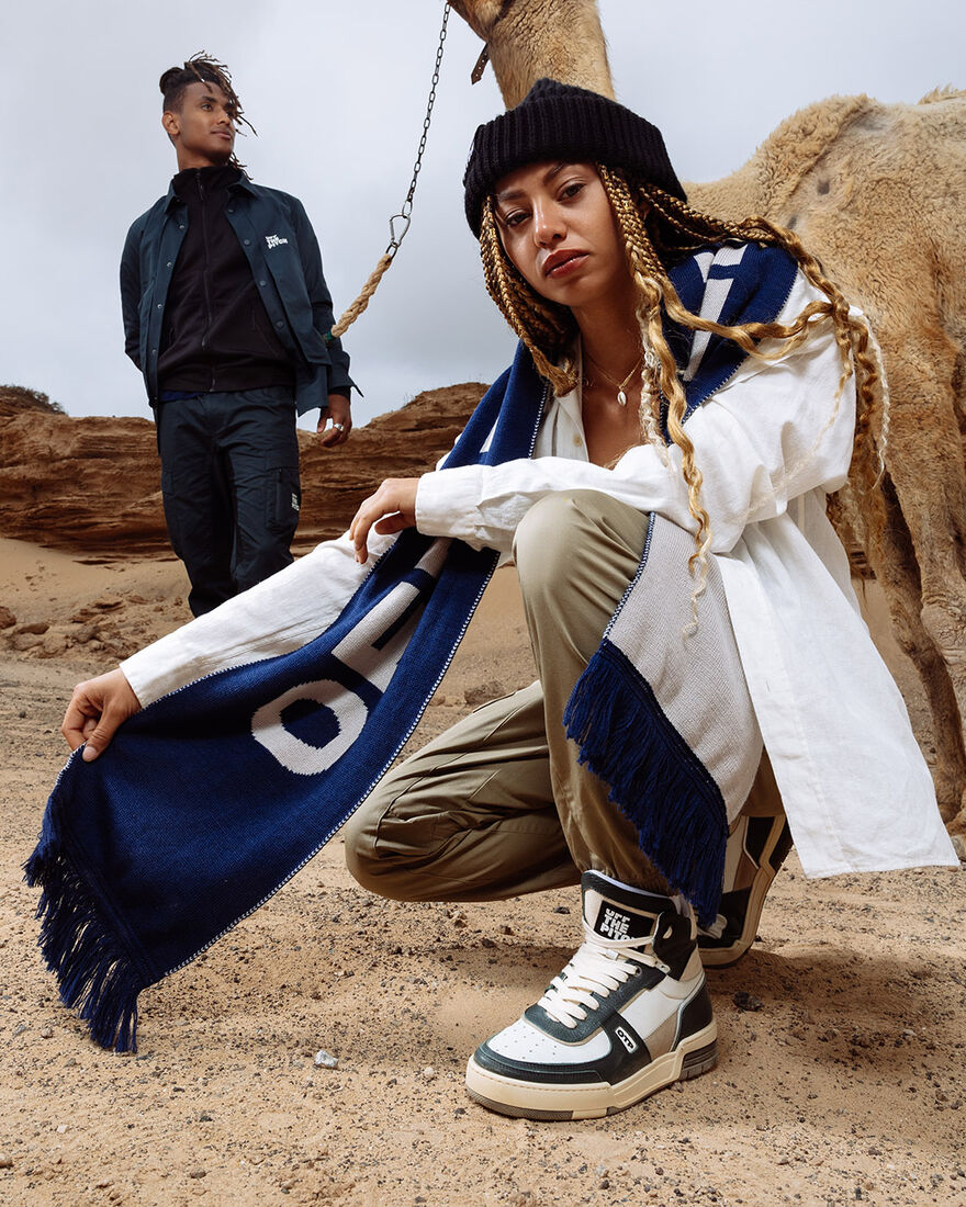 OTP Scarf, Blue, hi-res