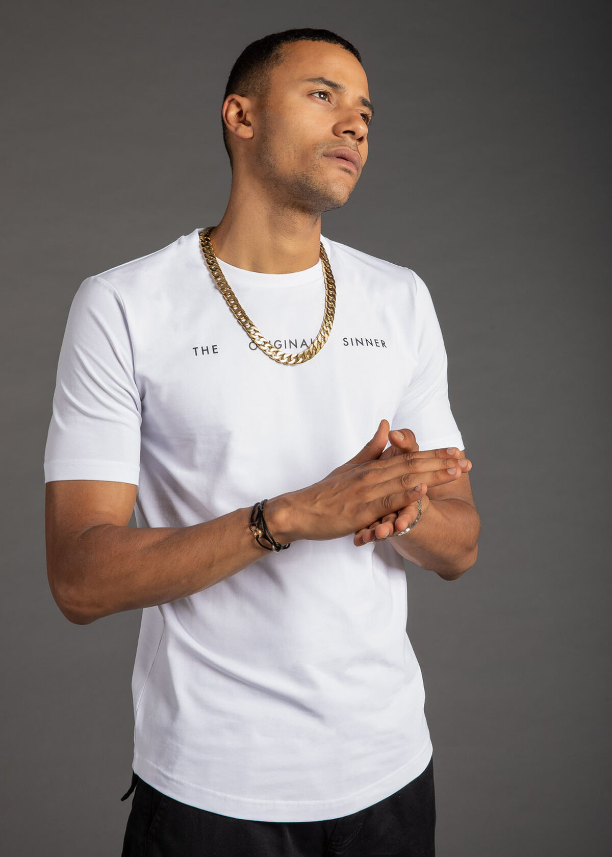 The Sinner Tee, White, hi-res